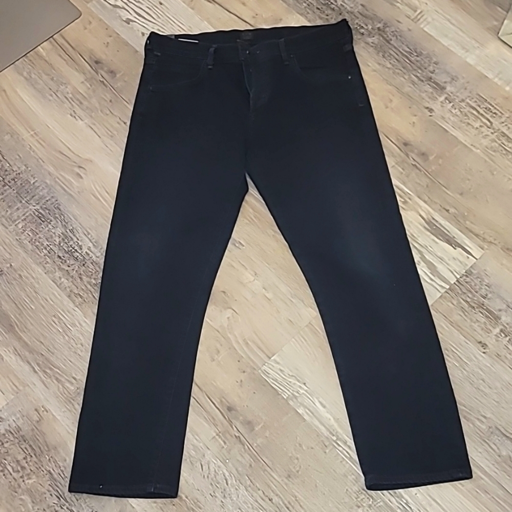 CITIZENS OF HUMANITY ELSA  Classic Ankle Crop Black Jeans